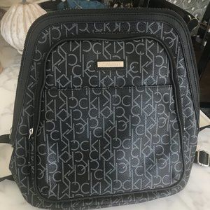 Calvin Klein Monogram Black Backpack